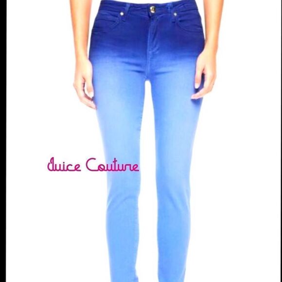 ❤️❤️NWOT Juicy Couture Ombré Skinny Jeans - Picture 1 of 15
